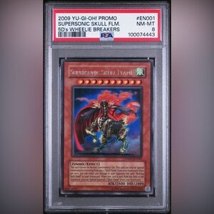 2009 YU-GI-OH! PROMO EN002 SKULL FLAME 5D's WHEELIE BREAKERS PSA 8